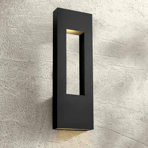 Atlantis 36-Inch Satin Black LED Outdoor Wall Light by Hinkley Lighting