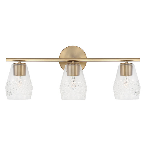 Capital Lighting Dena 23.25-Inch Vanity Light in Aged Brass by Capital Lighting 145031AD-524