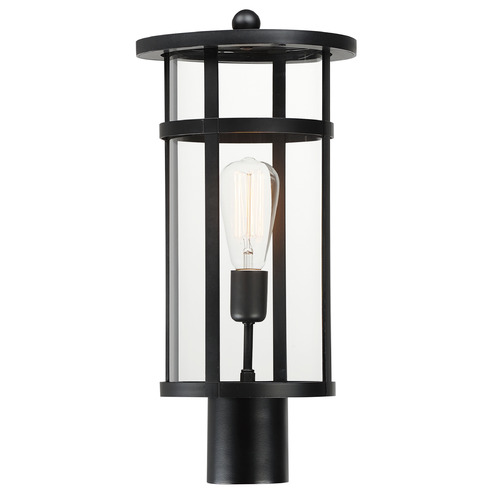 Maxim Lighting Clyde Vivex Black Post Light