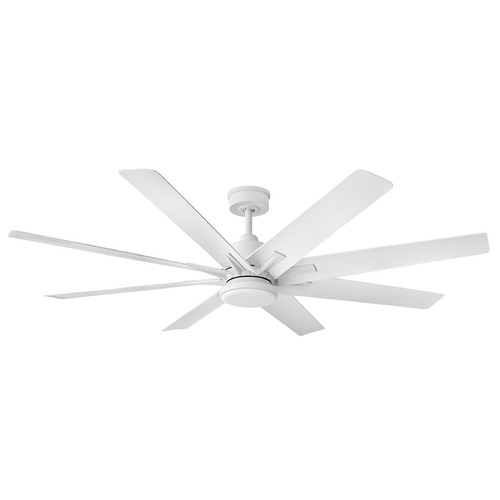 Hinkley Hinkley Concur Matte White LED Ceiling Fan with Light 904566FMW-LWD