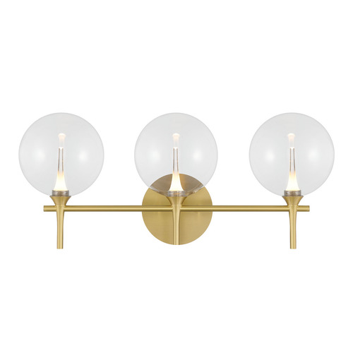 Lissa 3-Light LED Vanity Light in Gold by Eurofase Lighting