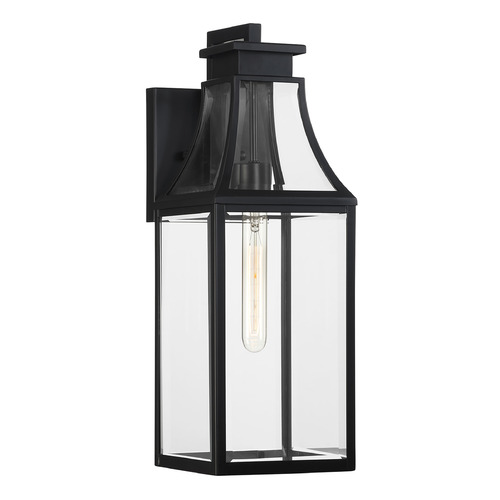 Savoy House Lighting Emery Matte Black Outdoor Wall Light