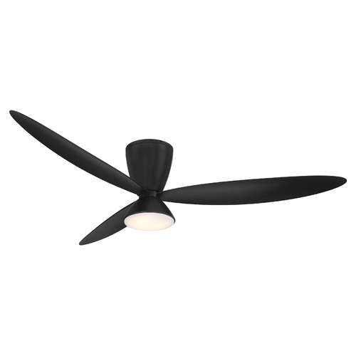 Hourglass 58-Inch LED Smart Hugger Fan in Coal Black by Minka Aire