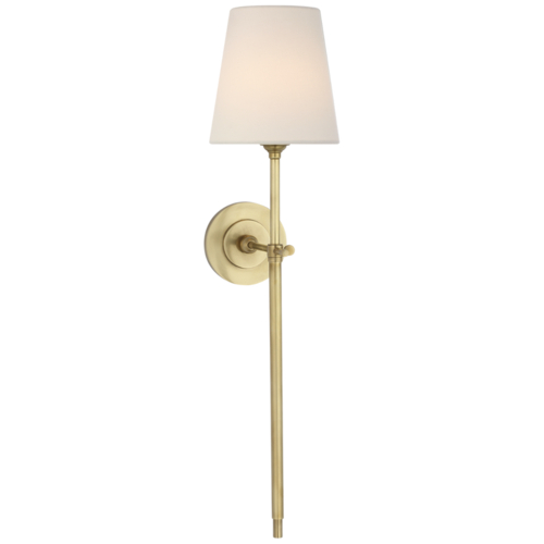 Visual Comfort Signature Collection Bryant 27-Inch Cordless Sconce in Antique Brass by VC Signature TOB2044HAB-L-CL