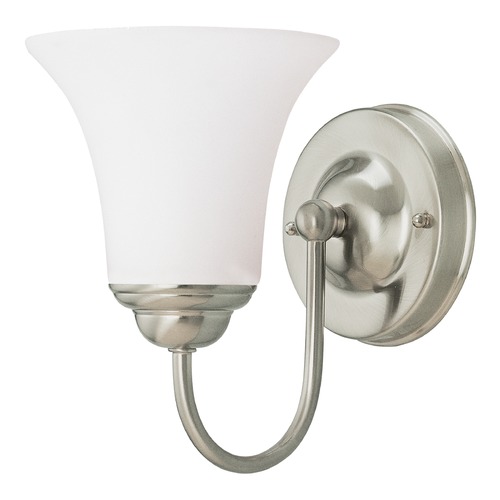 Nuvo Lighting 6-Inch Dupont Sconce brushed Nickel by Nuvo Lighting 60/1832