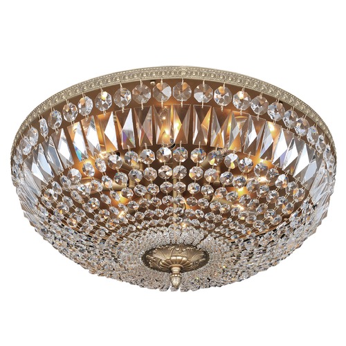 Lemire 8 Light Flush Mount with Chrome