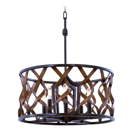 Kalco Lighting Soho Milk Chocolate Pendant by Kalco Lighting 501851MC