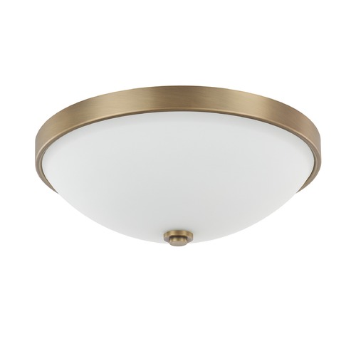 Perkins 12.50-Inch Flush Mount in Aged Brass by Capital Lighting