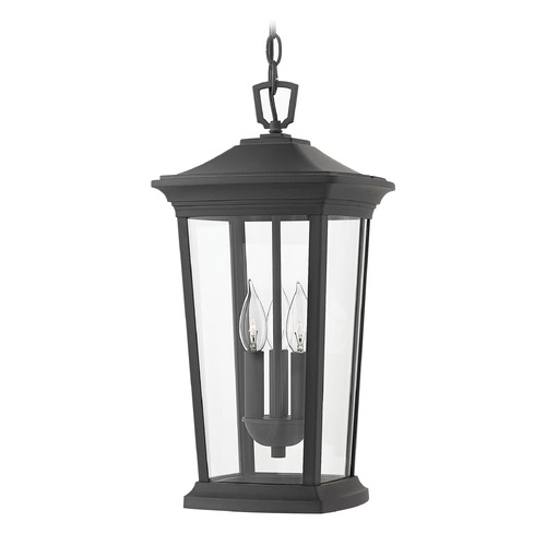 Bromley Outdoor Hanging Light in Museum Black by Hinkley Lighting