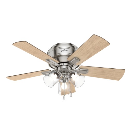 Hunter Fan Company 42-Inch Brushed Nickel LED Ceiling Fan by Hunter Fan Company 52154