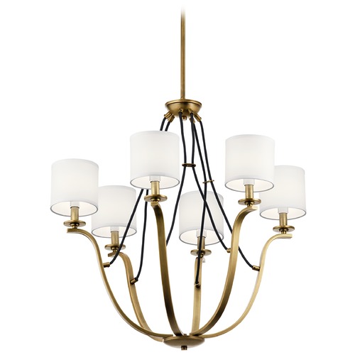 Kichler Lighting Thisbe 6-Light Natural Brass Chandelier by Kichler Lighting 43532NBR