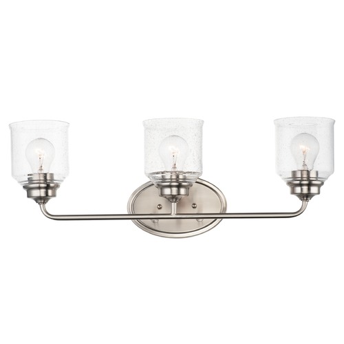 Acadia Satin Nickel Bathroom Light by Maxim Lighting