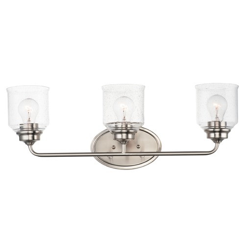 Maxim Lighting Acadia Satin Nickel Bathroom Light by Maxim Lighting 12263CDSN