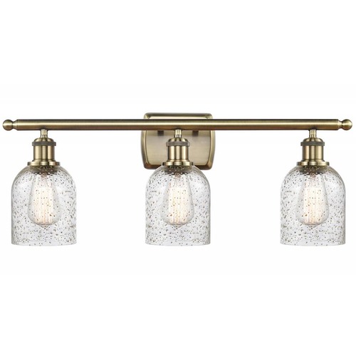 Innovations Lighting Caledonia Antique Brass Bathroom Light by Innovations Lighting 516-3W-AB-G259