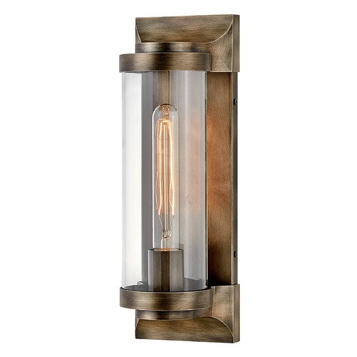 Pearson Medium Wall Lantern in Burnished Bronze by Hinkley Lighting
