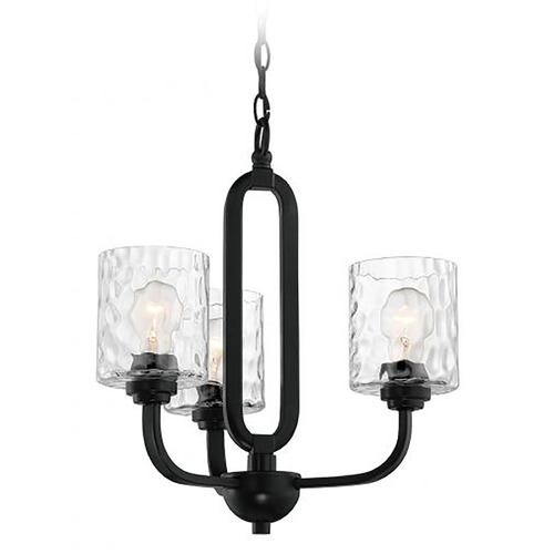 Collins Flat Black Chandelier by Craftmade Lighting