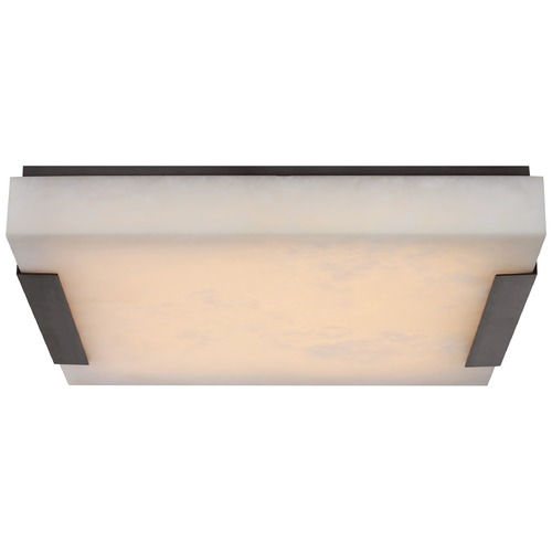 Visual Comfort Signature Collection Kelly Wearstler Covet Large Flush Mount in Bronze by Visual Comfort Signature KW4115BZALB
