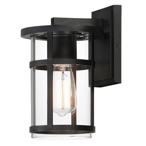Maxim Lighting Clyde Vivex Black Outdoor Wall Light