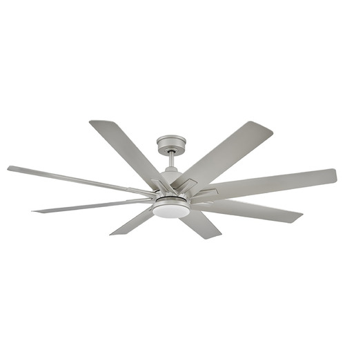 Hinkley Hinkley Concur Brushed Nickel LED Ceiling Fan with Light 904566FBN-LWD