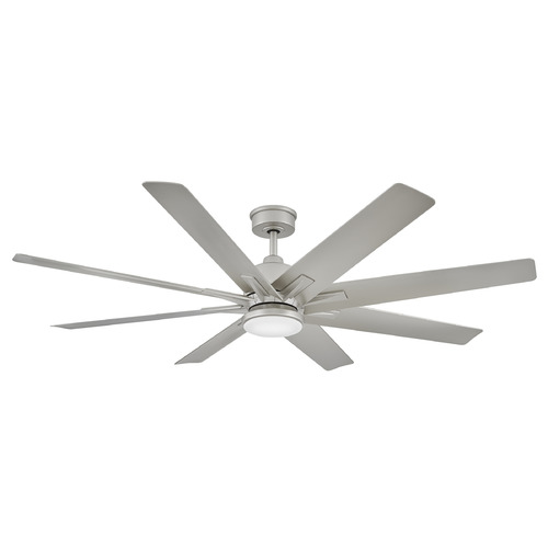 Hinkley Hinkley Concur Brushed Nickel LED Ceiling Fan with Light 904566FBN-LWD