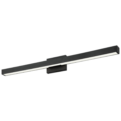 Matteo Lighting Presley Matte Black LED Vertical Bathroom Light