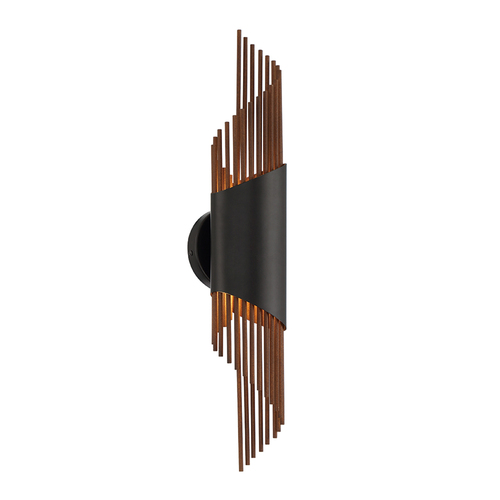 Umura 2-Light 25-Inch LED Wall Sconce in Black by Eurofase Lighting
