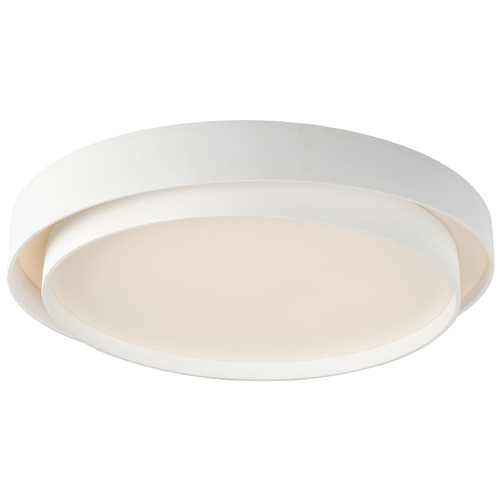 Ziggurat White LED Flush Mount by ET2 Lighting