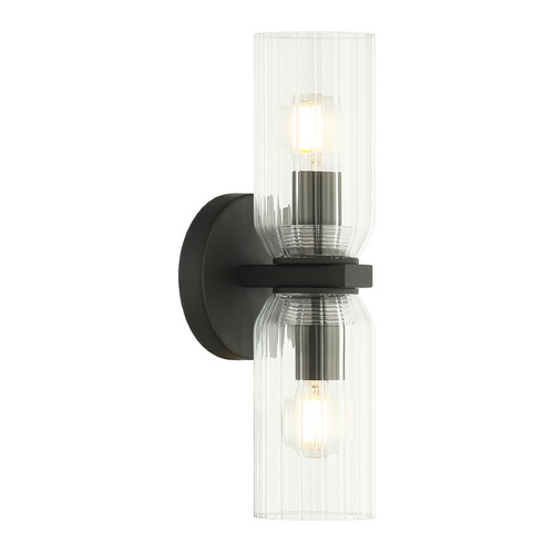 Matteo Lighting Westlock Matte Black Vertical Bathroom Light by Matteo Lighting W34012MB