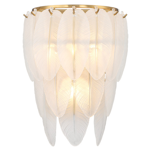 Savoy House Lighting Breegan Jane Boa Warm Brass Sconce