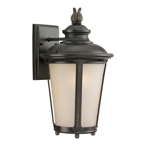 Cape May 15.50-Inch Outdoor Wall Light in Burled Iron by Generation Lighting