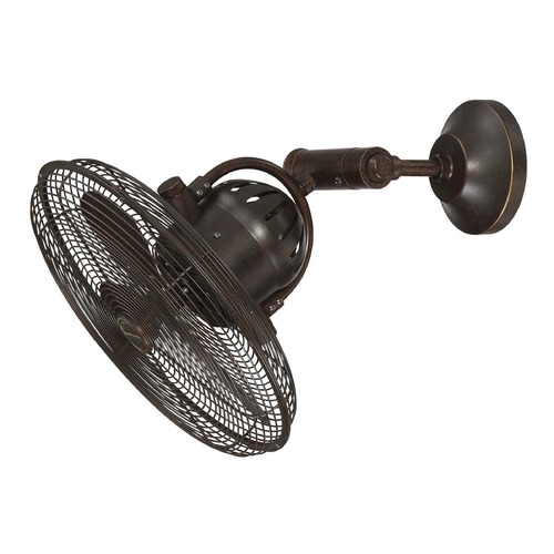 Craftmade Lighting Bellow IV Wall Fan in Aged Bronze by Craftmade Lighting BW414AG3