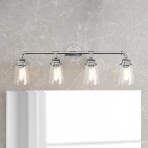 Hinkley Fritz 4-Light Brushed Nickel Bath Light by Hinkley Lighting 5034BN