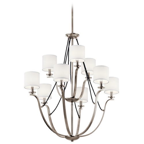 Thisbe 9-Light Classic Pewter Chandelier by Kichler Lighting