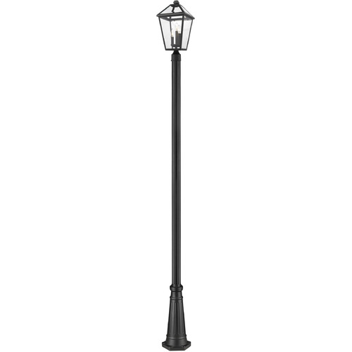 Z-Lite Talbot Black Post Light by Z-Lite 579PHBR-519P-BK
