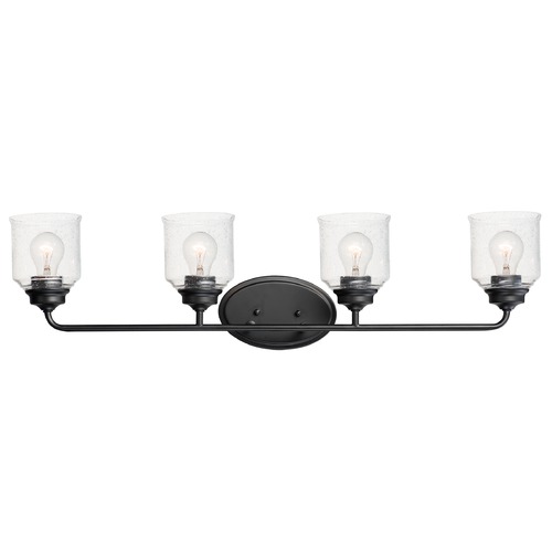 Maxim Lighting Acadia Black Bathroom Light by Maxim Lighting 12264CDBK