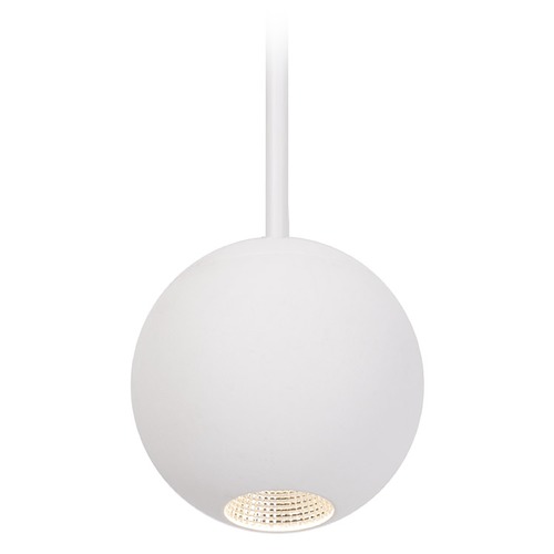 Exo White LED Mini Pendant by Kuzco Lighting
