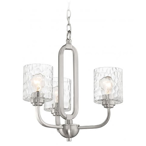 Craftmade Lighting Collins Brushed Polished Nickel Mini-Chandelier by Craftmade Lighting 54223-BNK