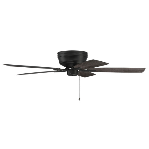 Pro Plus Hugger 52 Flat Black Ceiling Fan by Craftmade Lighting