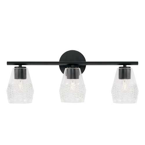 Dena 23.25-Inch Vanity Light in Matte Black by Capital Lighting