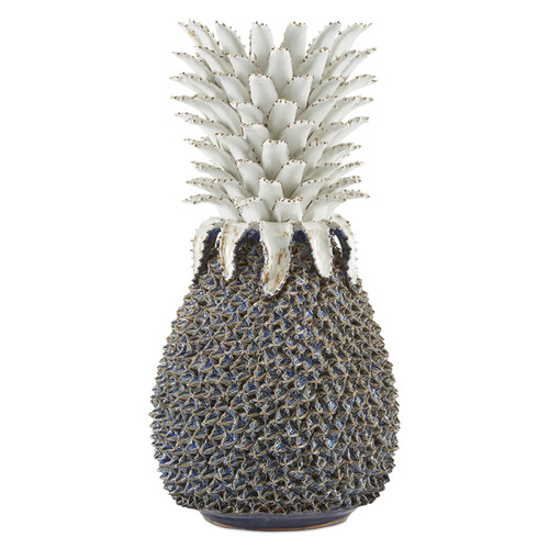 Currey and Company Lighting Currey and Company Waikiki Blue & White Sculpture 1200-0481