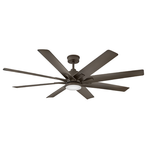 Hinkley Hinkley Concur Metallic Matte Bronze LED Ceiling Fan with Light 904566FMM-LWD