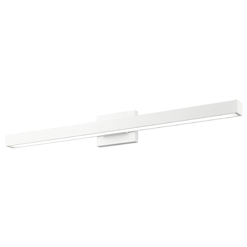 Matteo Lighting Presley Matte White LED Vertical Bathroom Light