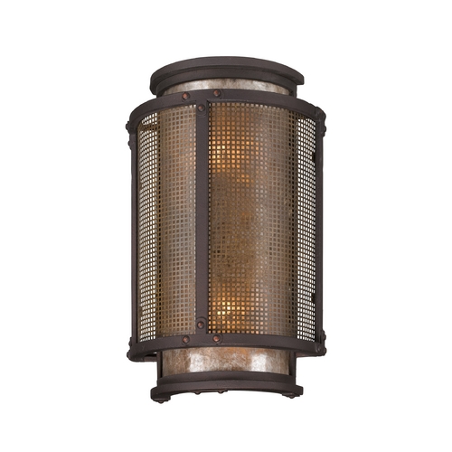 Copper Mountain 14.25-Inch Outdoor Wall Light in Centennial Rust by Troy Lighting