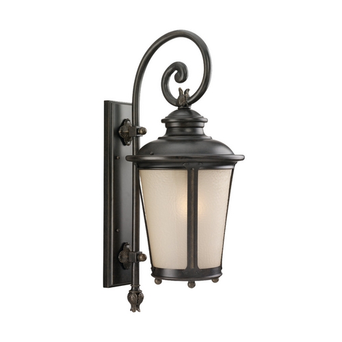Cape May 26.25-Inch Outdoor Wall Light in Burled Iron by Generation Lighting
