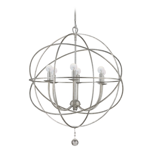 Pendant Light in Olde Silver Finish