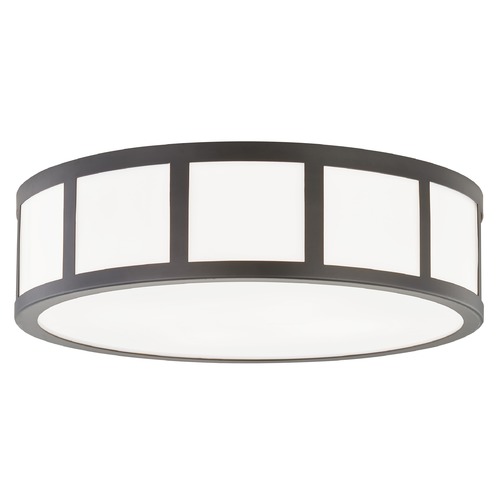 Design Classics Lighting 13-Inch Matte Black Flushmount Light 1872-07