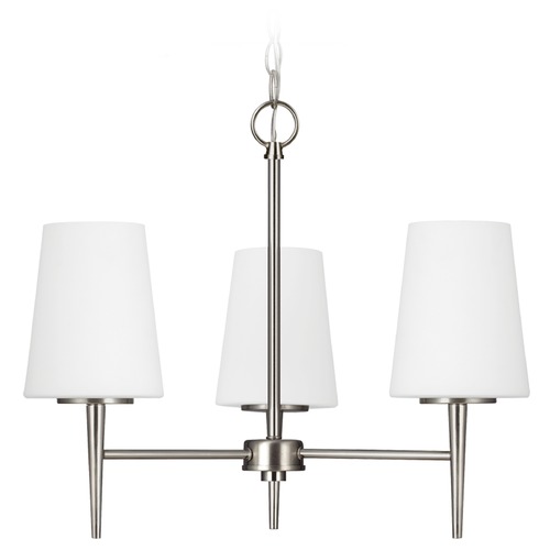 Driscoll Chandelier in Brushed Nickel by Generation Lighting