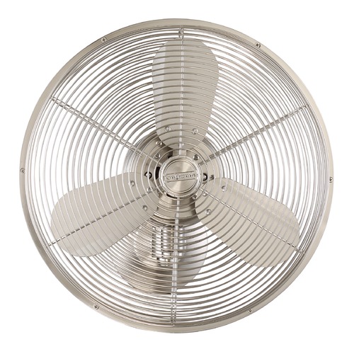 Craftmade Lighting Bellow IV Wall Fan in Brushed Polished Nickel by Craftmade Lighting BW414BNK3