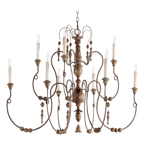 Quorum Lighting Salento Vintage Copper Chandelier by Quorum Lighting 6206-9-39