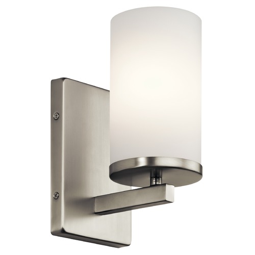 Kichler Lighting Crosby Brushed Nickel Wall Sconce by Kichler Lighting 45495NI